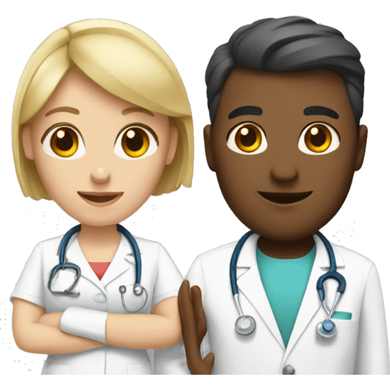 Nurse and doctor emoji