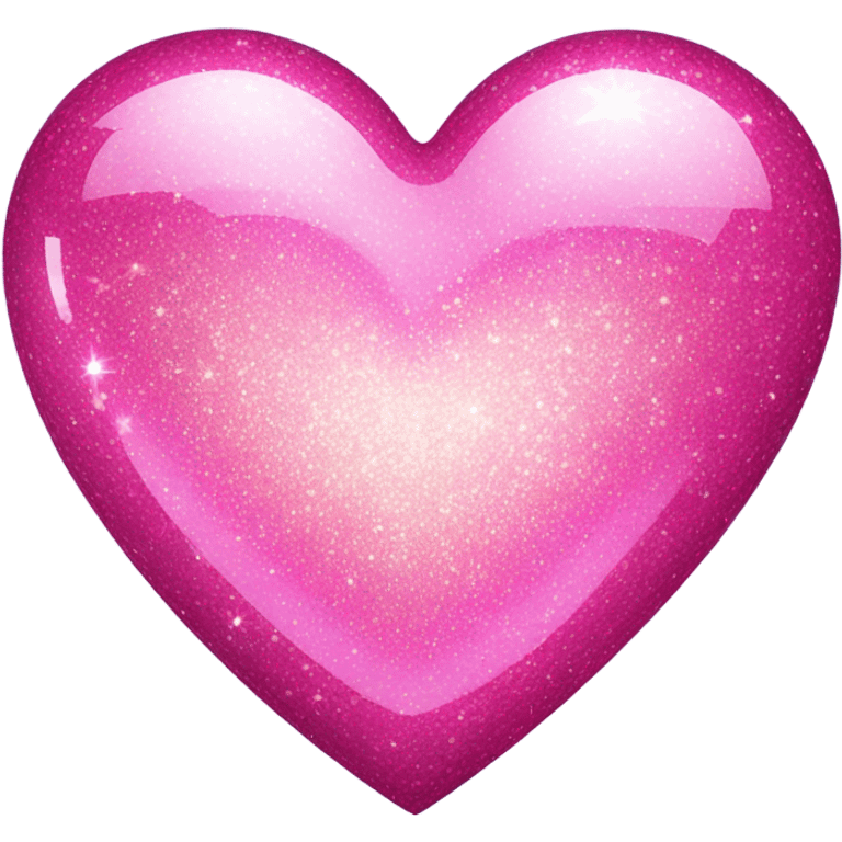 pink sparkly heart  emoji