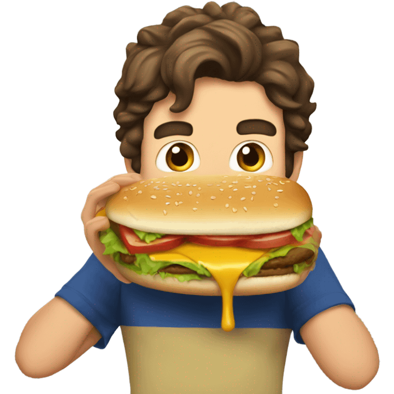 Matt Sturniolo eating a burger  emoji