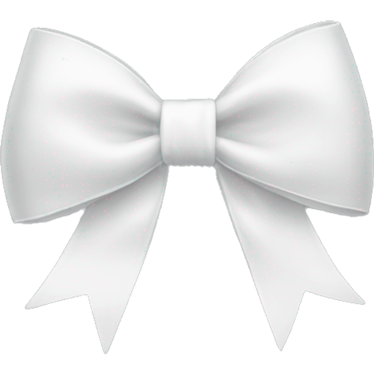 white bow emoji