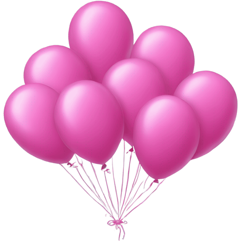 Pink balloons 2023 emoji