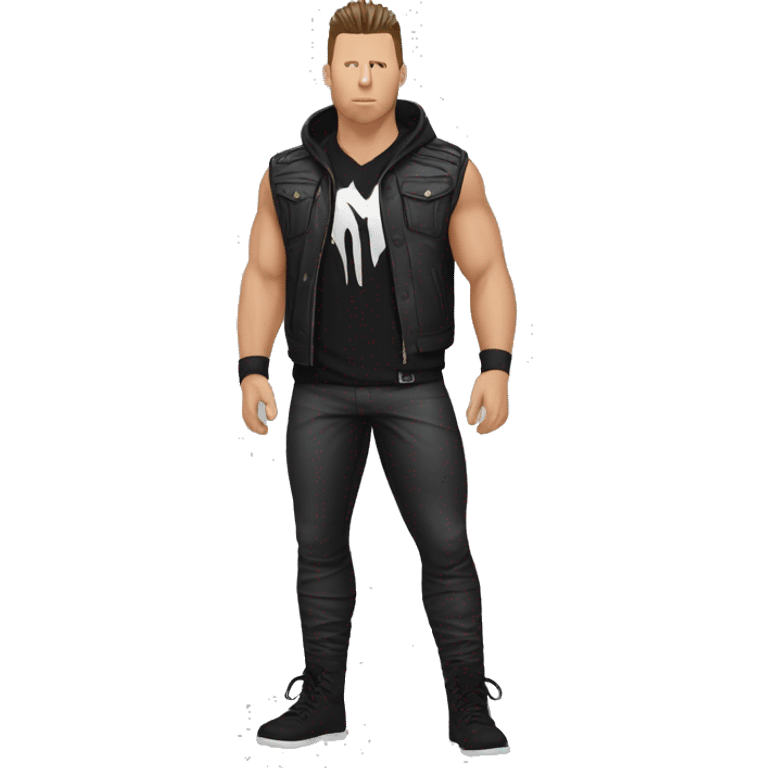 The Miz wwe with this clothes  emoji