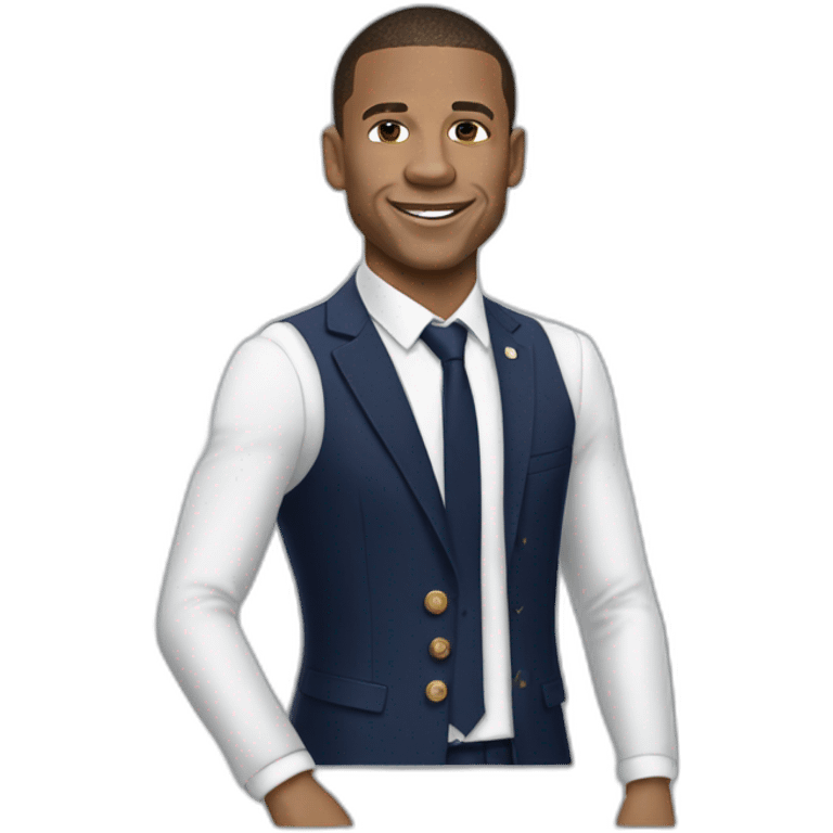 Macron sur Mbappé emoji