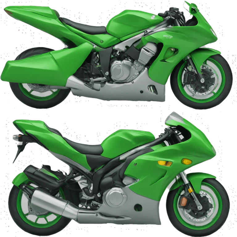 green cross motorcycle emoji