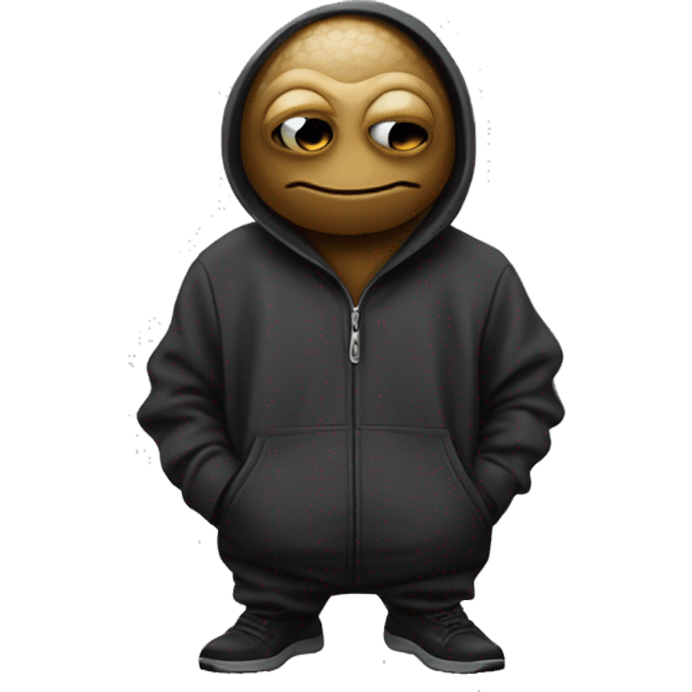 Snail and a tracksuit looking like he’s in the mafia. emoji