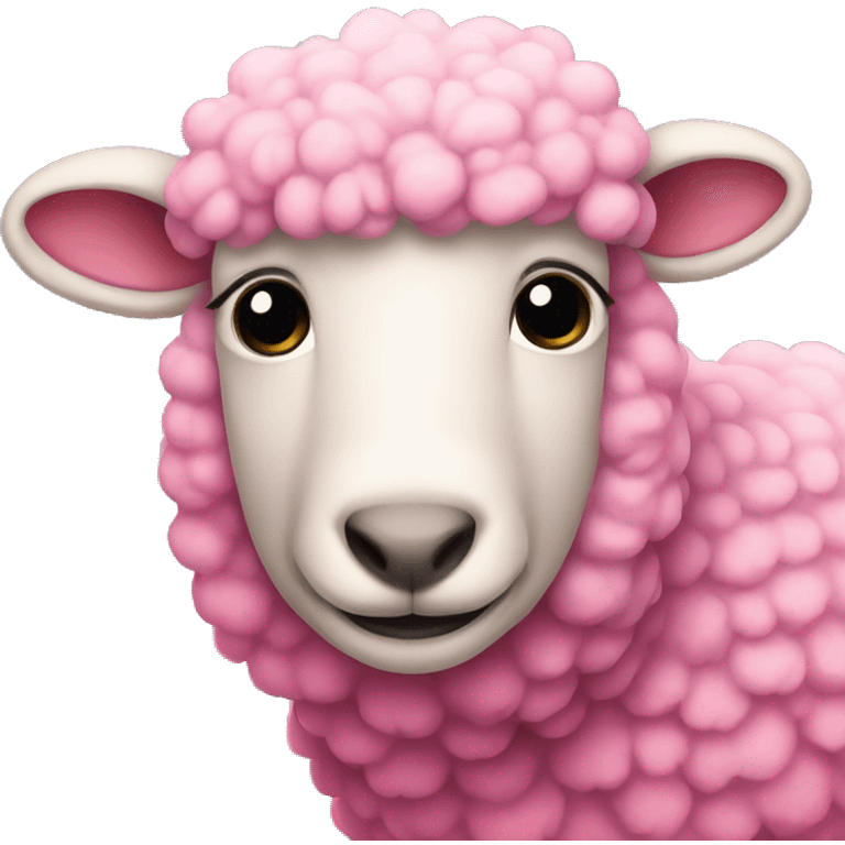 pink sheep emoji