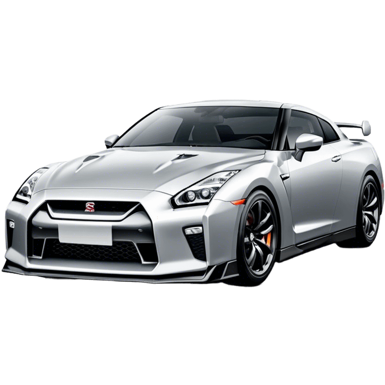 Nissan GT-R - Nissan (Model Year: 2022) (Iconic colour: Silver) emoji