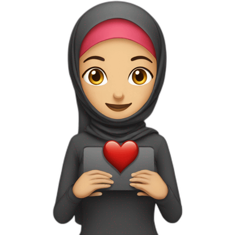 hijabi measure bloodpressure emoji