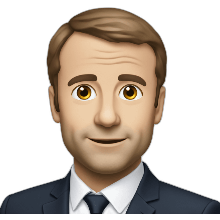 Macron sur brigite emoji