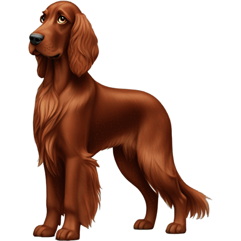 Irish setter  emoji