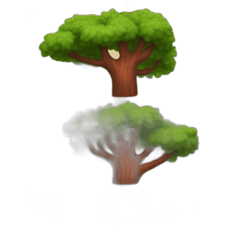 Red wood Tree emoji