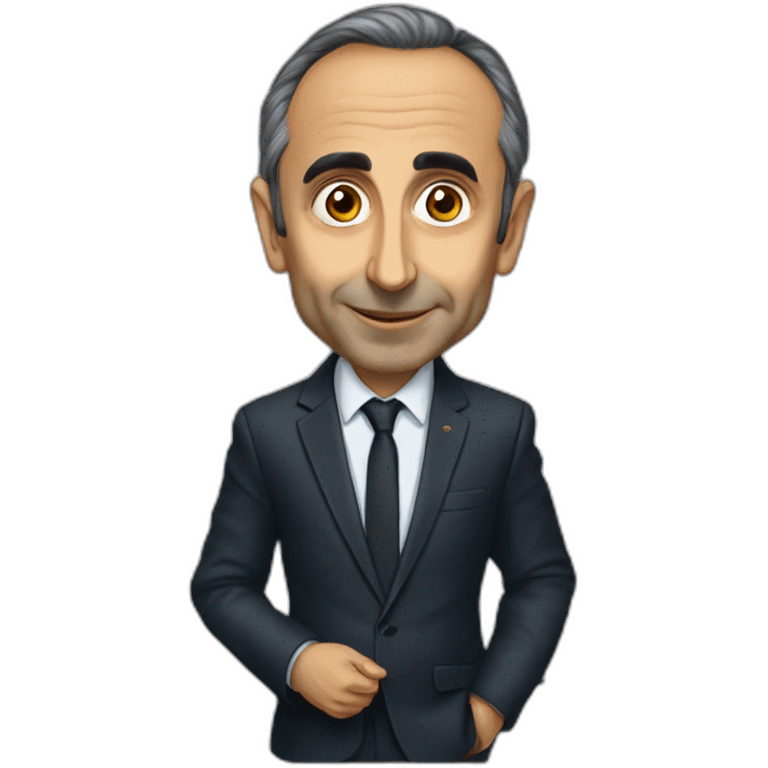 Eric zemmour avec une djelaba emoji