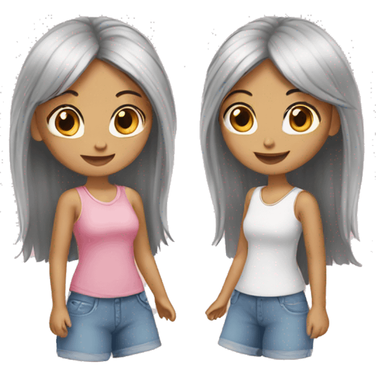 two girl best friend emoji