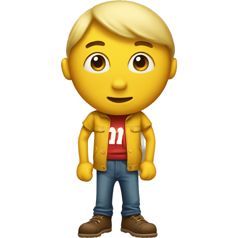 M&M’s candy yellow brother emoji