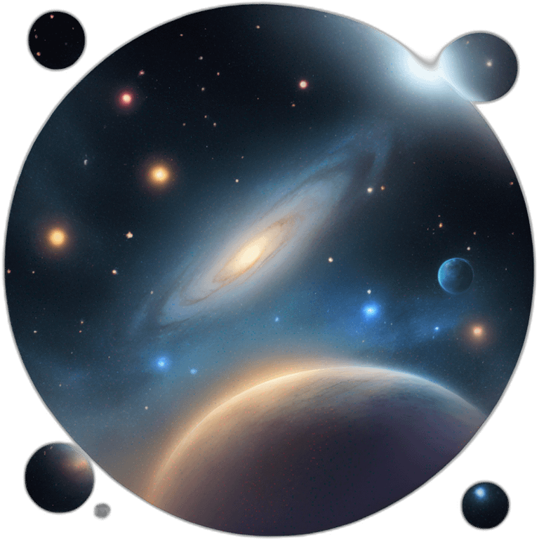 view of galactic space emoji