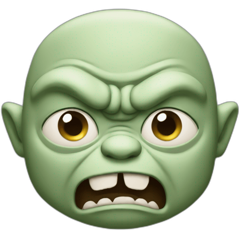 Angry grogu emoji