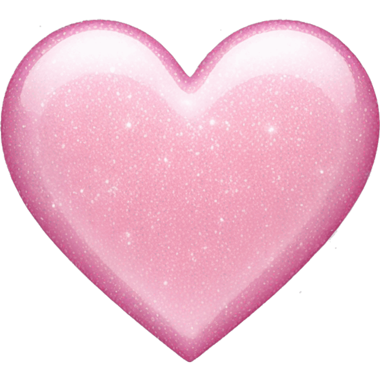 Light pink sparkle heart emoji