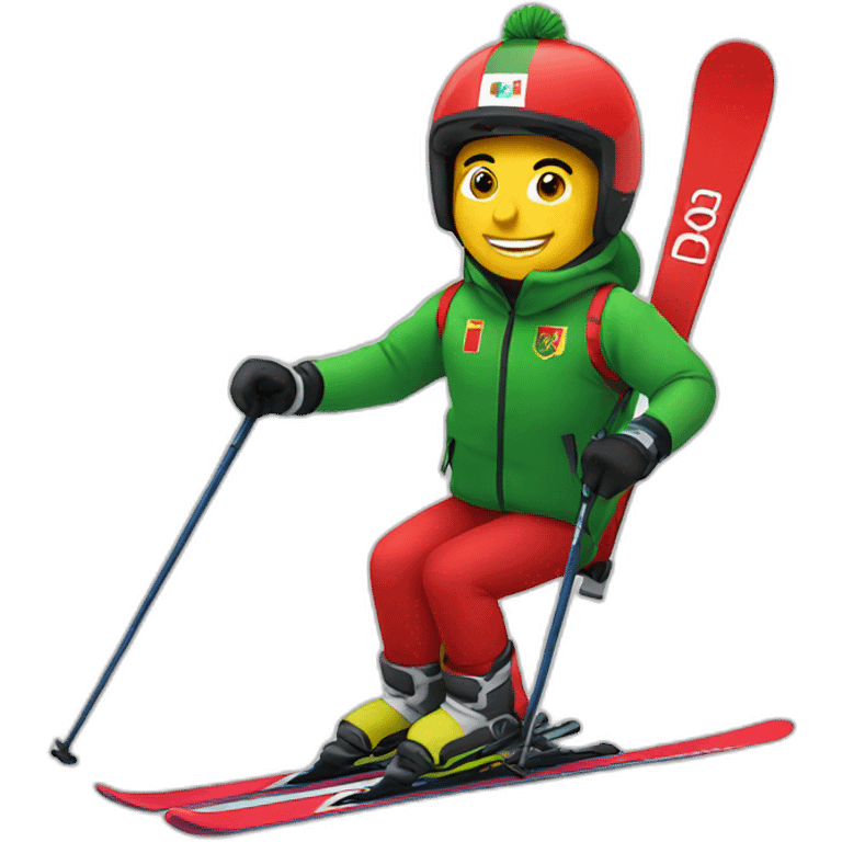 Portugal en ski emoji