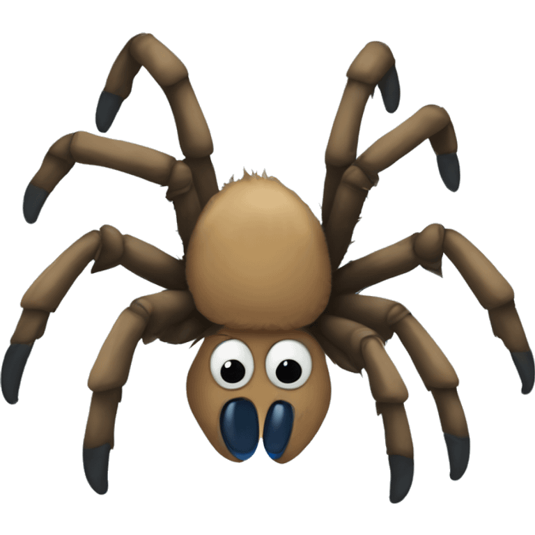 Tarantula with blue toes  emoji