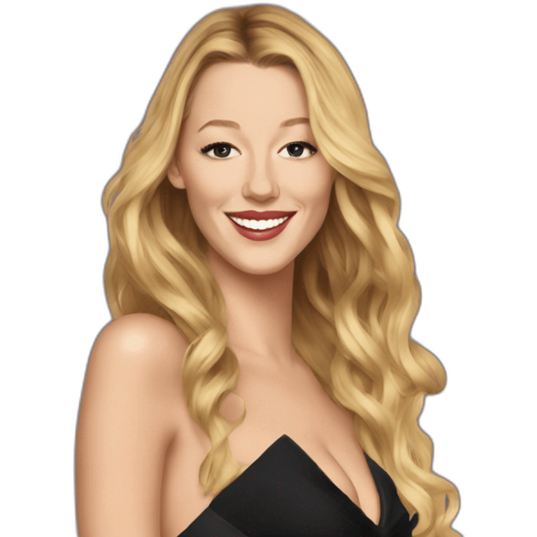 Blake lively, gossip girl emoji