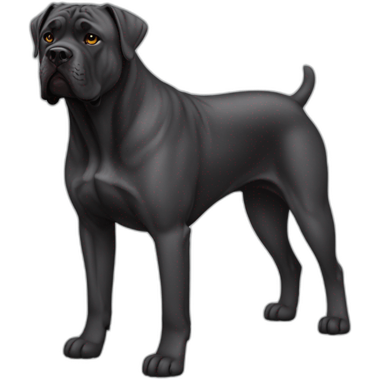 Dog Cane Corso full body emoji