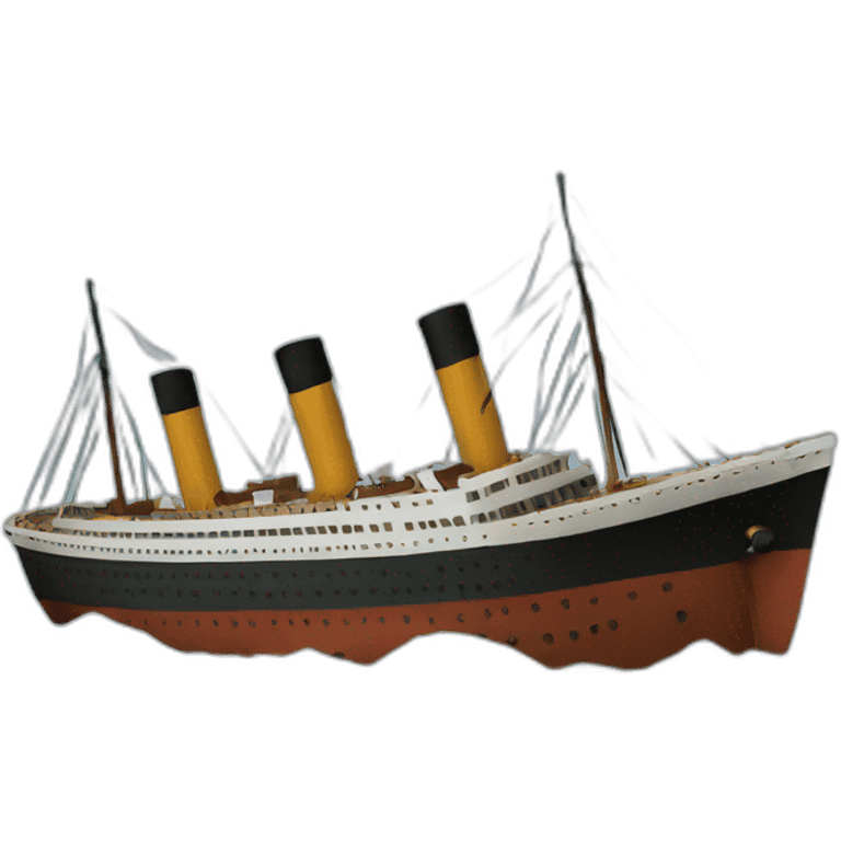 titanic ship sinking emoji