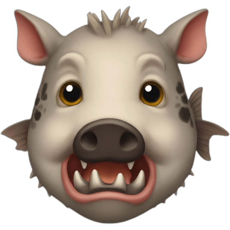 fish-boar emoji