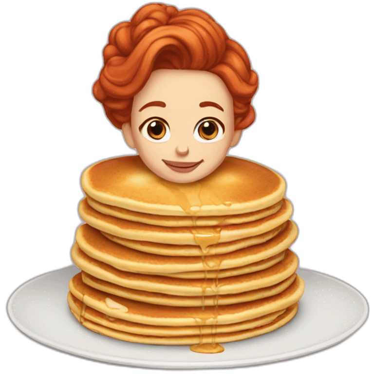 Pancakes princess redhead  pancakes emoji