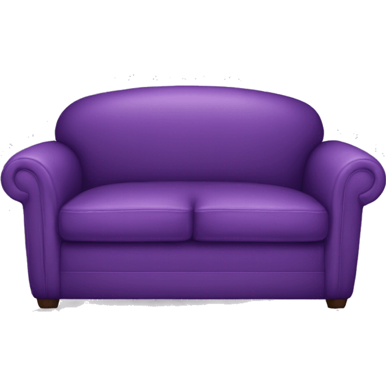 Purple couch emoji