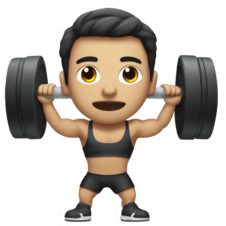 Mancuerna gym emoji