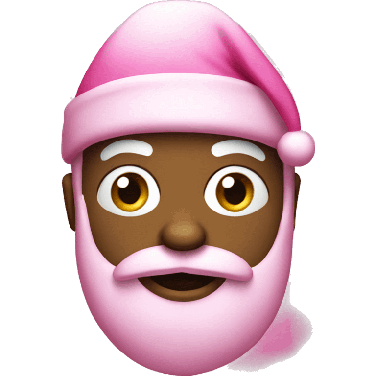 Pink Santa Claus emoji