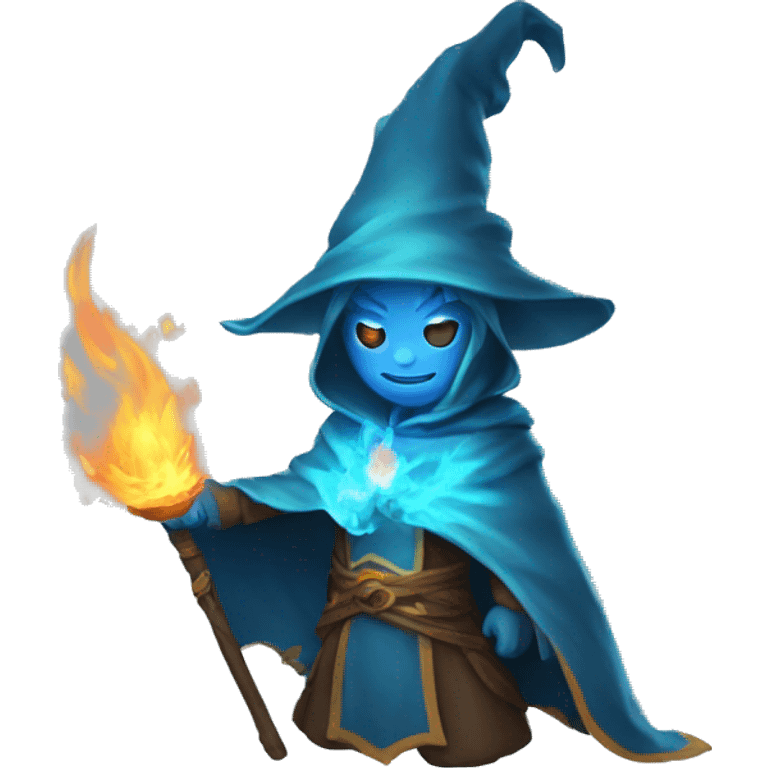 little blue spirit flame mage emoji