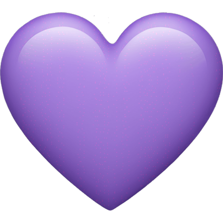 Lavander color heart emoji