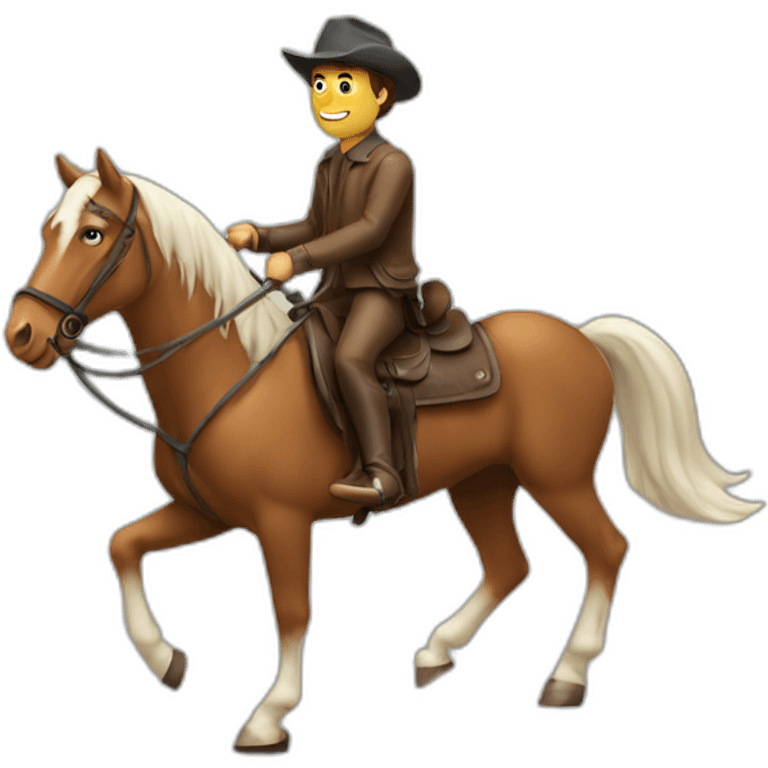 Man on horse emoji