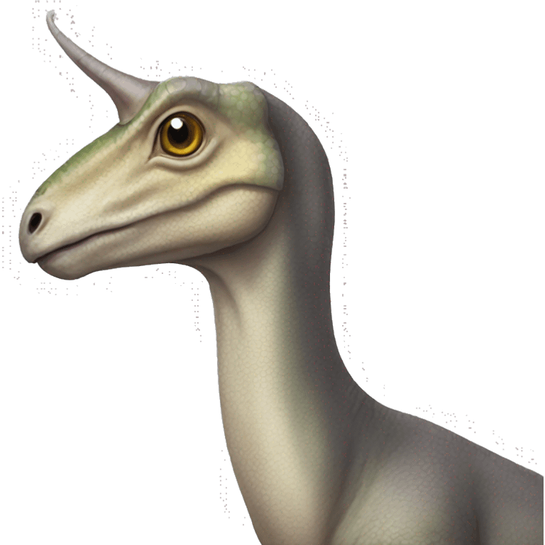 Parasaurolophus with head crest emoji