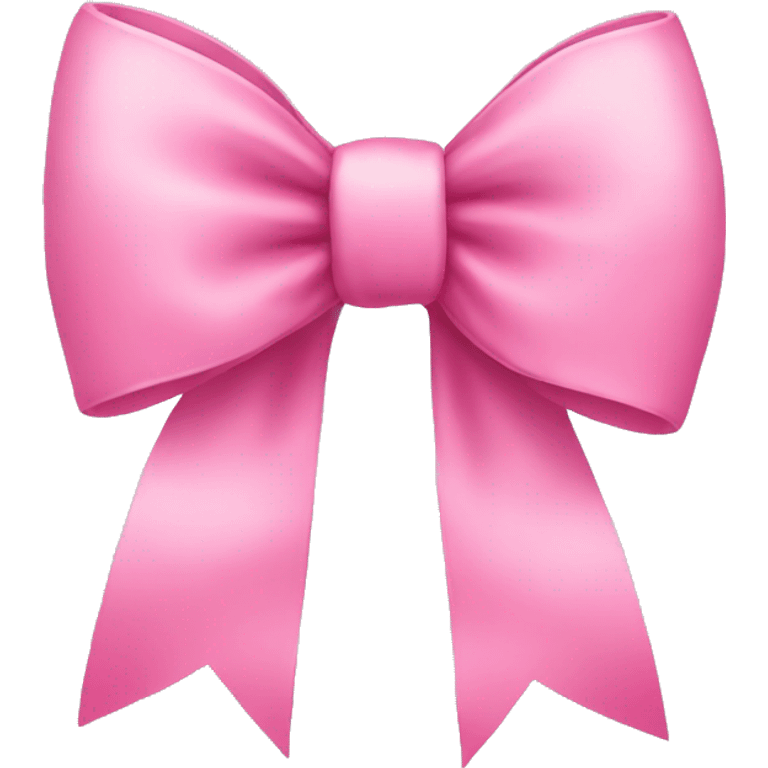 pretty pink bow emoji