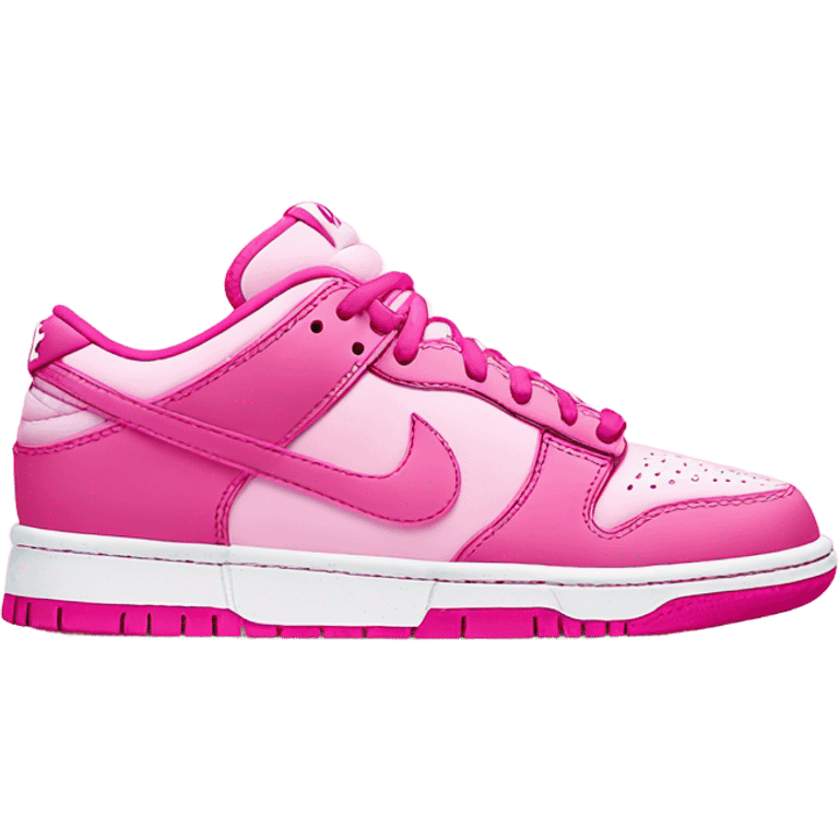 Pink Nike dunks low emoji