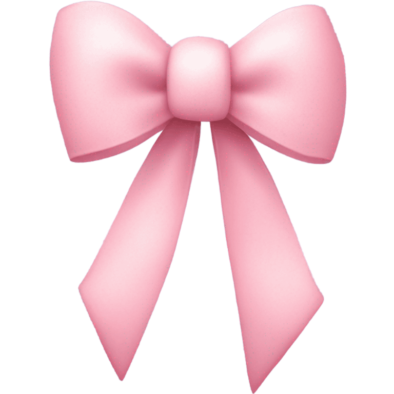 Pastel pink bow and stars emoji