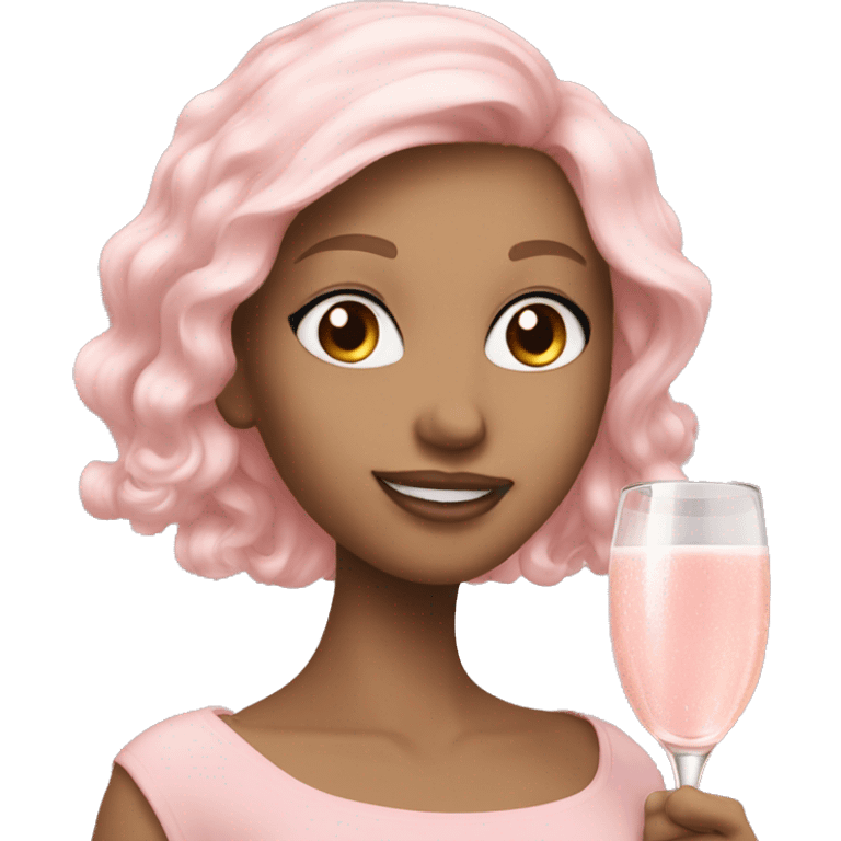 Champagne pink emoji