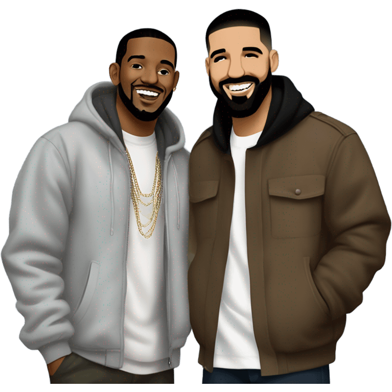 kendrick lamar with drake emoji