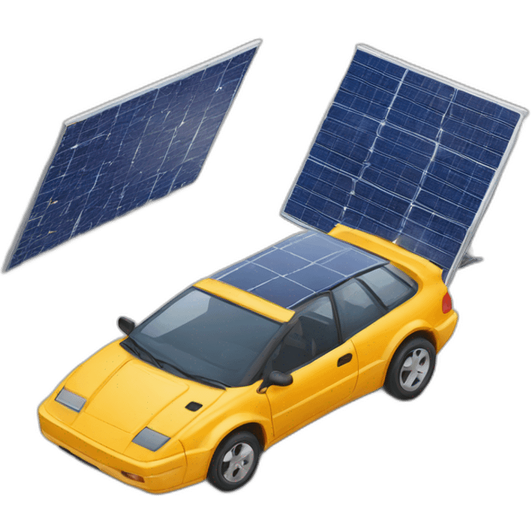 carrinho movido a placa solar emoji