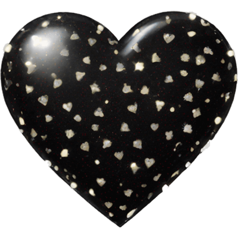 black heart with sparkles  emoji