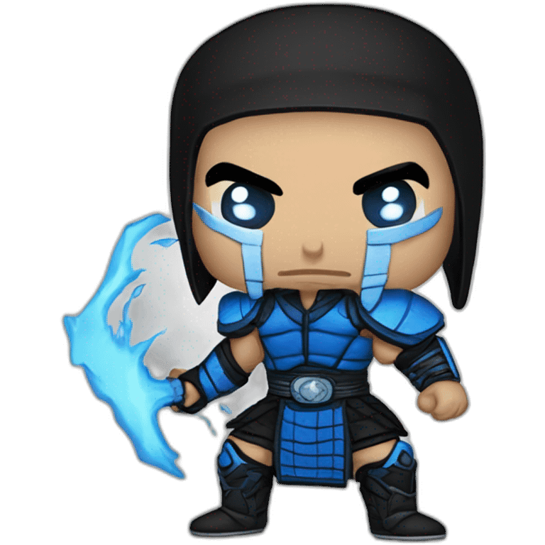 mortal kombat sub zero as bitmoji emoji