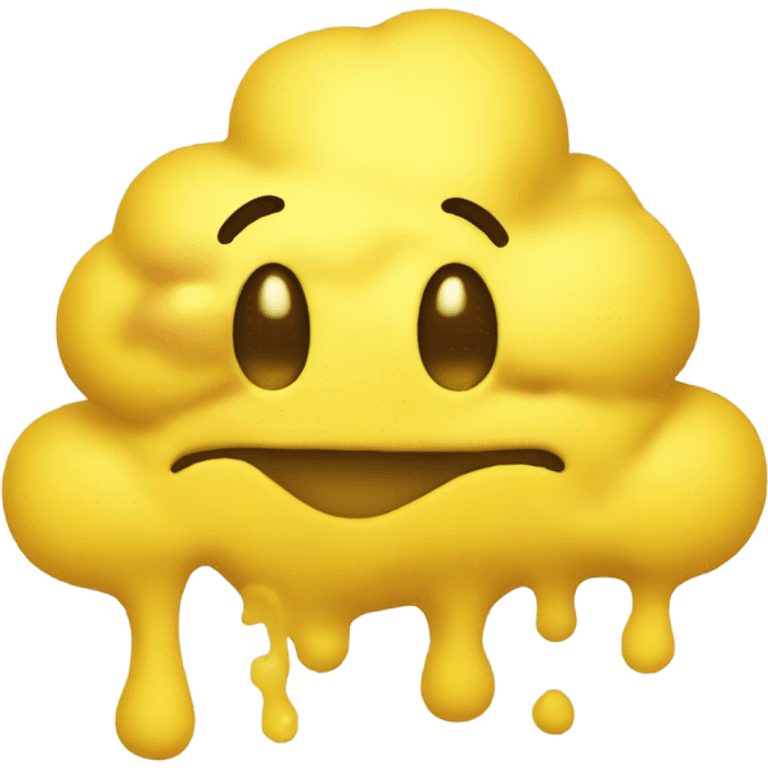 emoji vomitting yellow stuff emoji