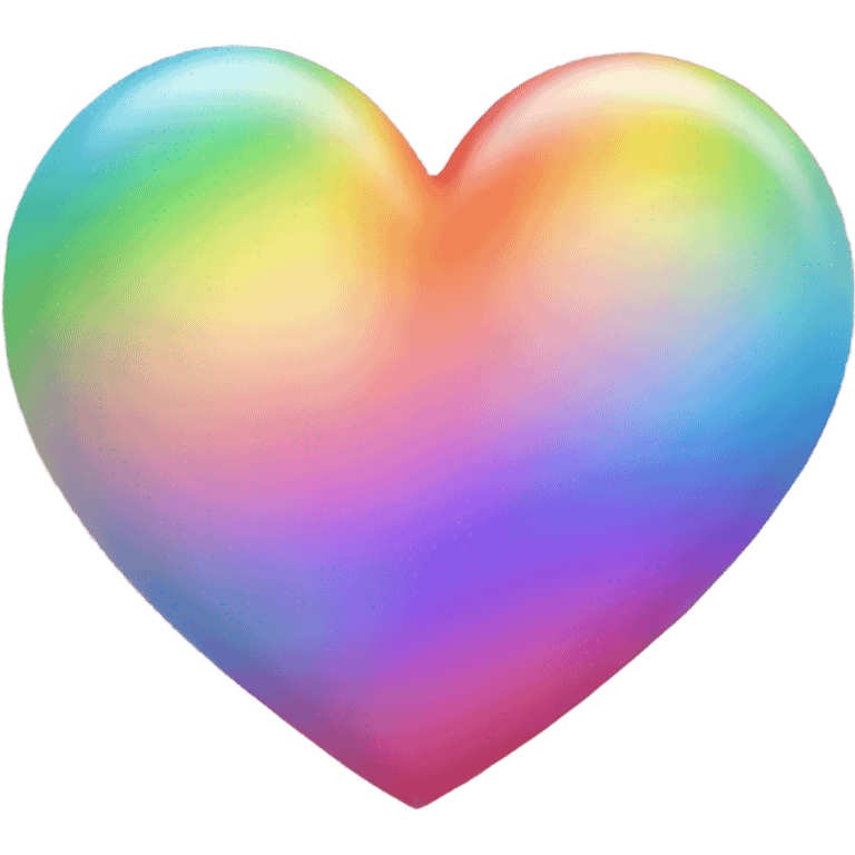 Rainbow heart emoji