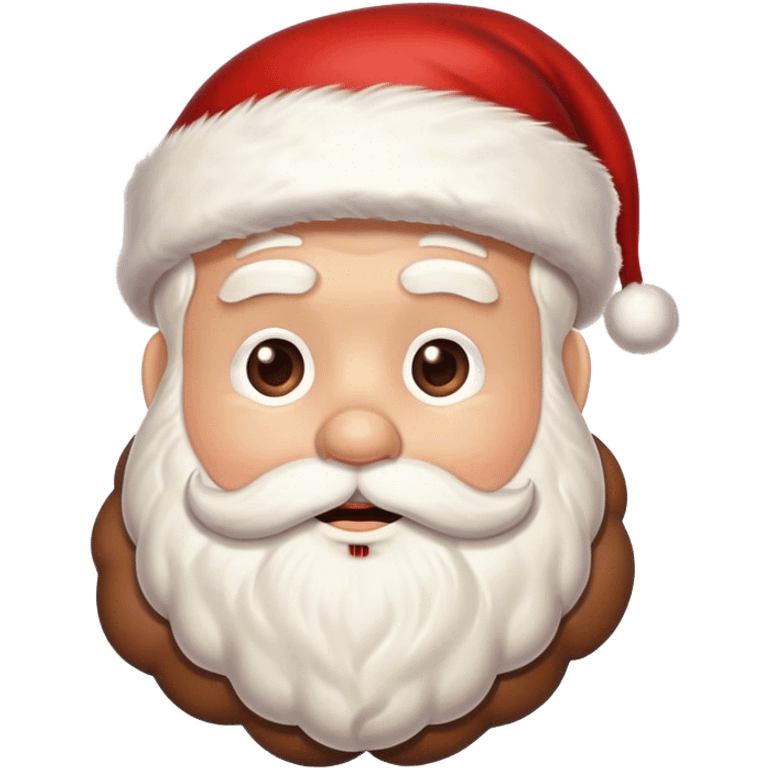 Poop santa emoji