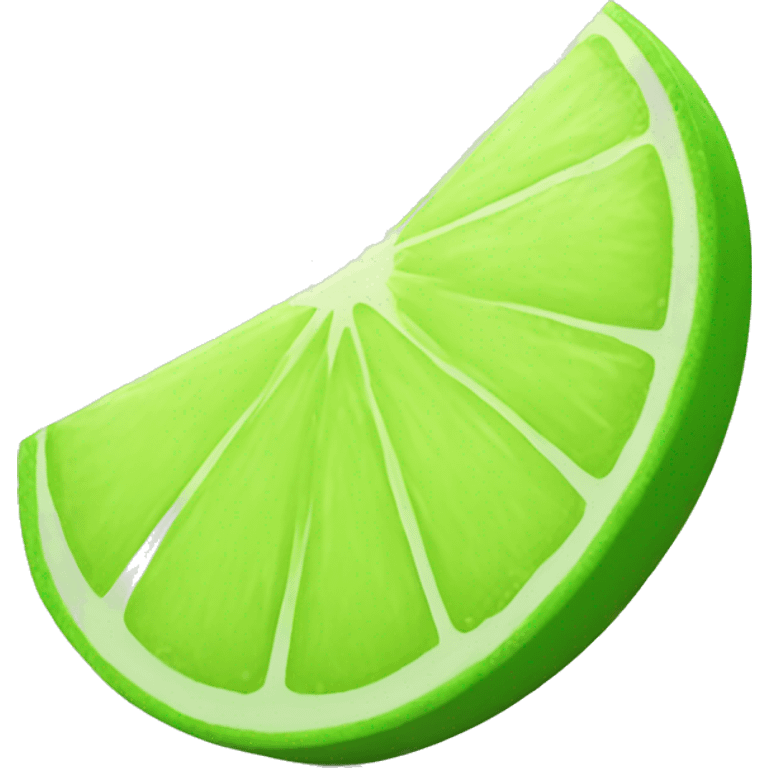 lime wedge emoji