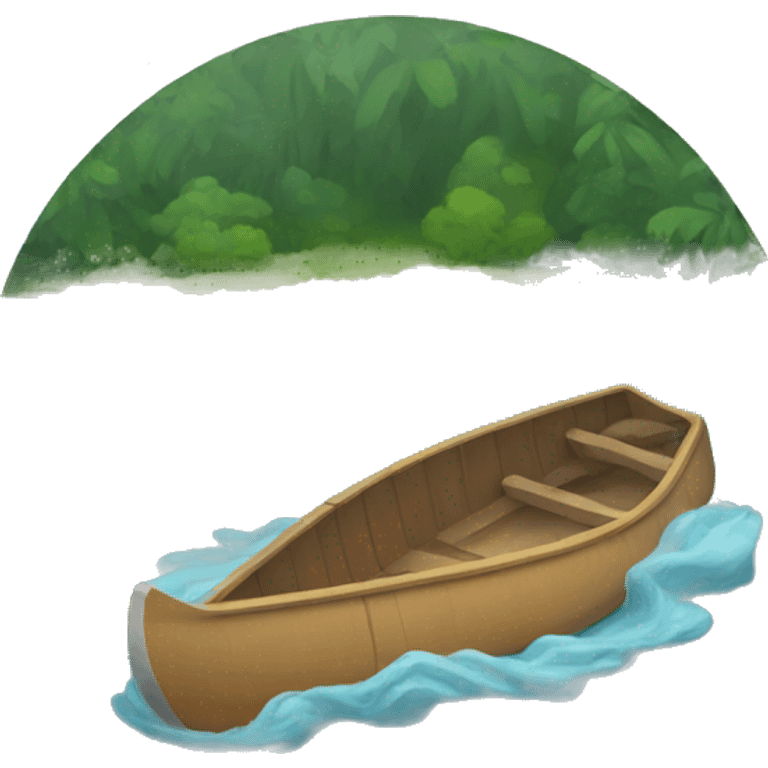 capsized canoe emoji