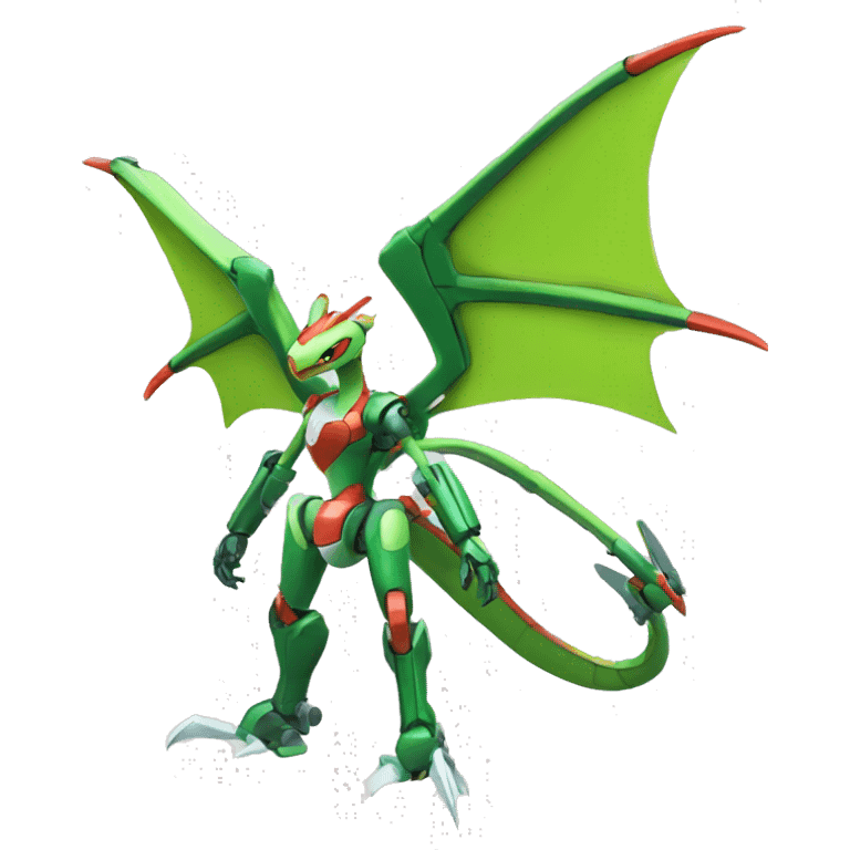 Mechanical Flygon-dragon-Bisharp-Medabot-Mecha full body emoji