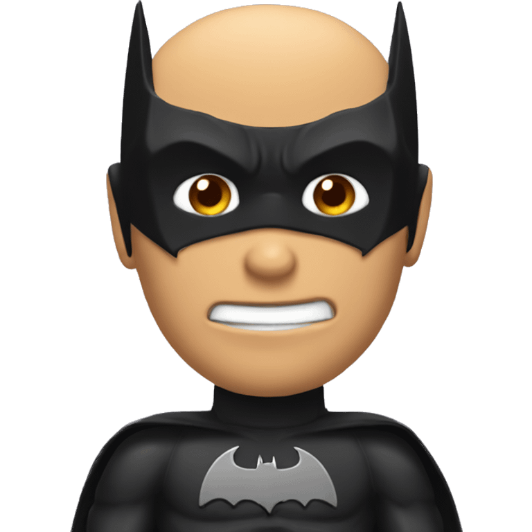 Bat man emoji